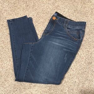 Democracy Dark Blue Skinny Jeans Size 16W